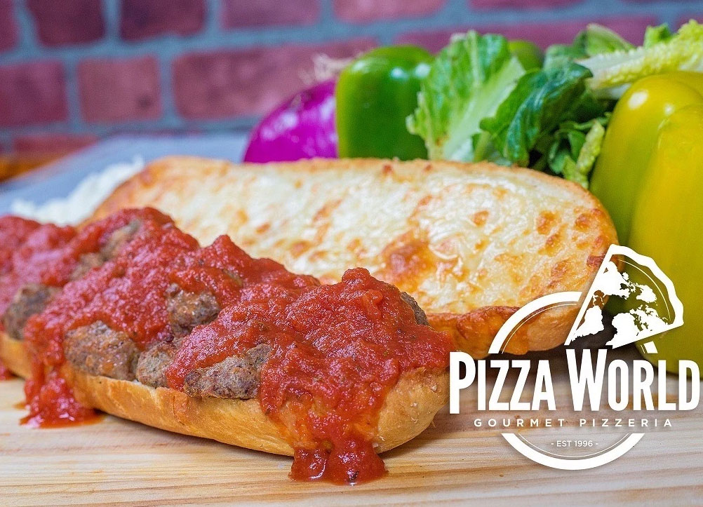 Hideaway Marina - Pizza World takeout, dine-in, and delivery to your dock - sandwich